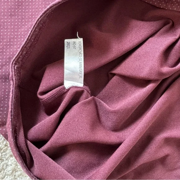 BYLT Basics Drop Cut Men's Maroon Performance Shirt XL - Picture 5 of 5